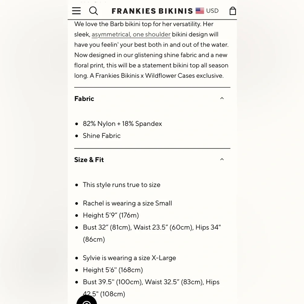 NWT Frankie’s Bikinis Mariposa Set - Picture 7 of 16